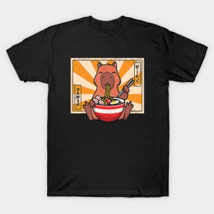 Capybara Ramen Lover T-Shirt